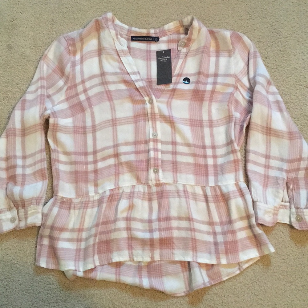 Pink and White Flannel